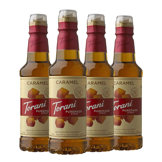 Torani Syrup Carml Puremade 4pk 375ml - Pack Of 4