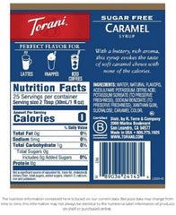 Torani Syrup Sf Caramel 25.4 Fo - Pack Of 6