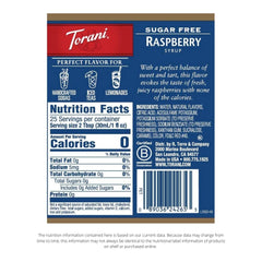 Torani Syrup Sf Rspbrry 25.4 Fo - Pack Of 6