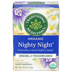 Traditional Medicinals - Nighty Night Herb Tea, 16 Bags  Pack of 6