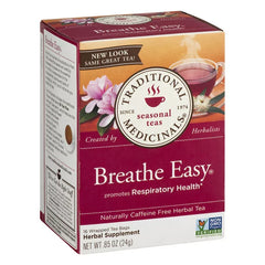 Traditional Medicinals Tea Breathe Easy 16 Bg - Pack Of 6