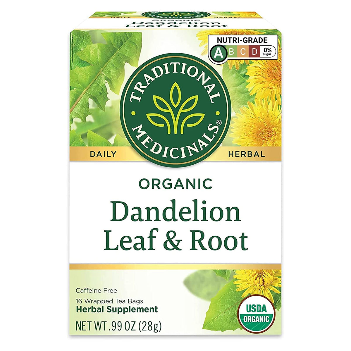 Traditional Medicinals Tea Dandelion Leaf&Roo 16 Bg - Pack Of 6