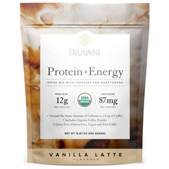 Truvani - Protein + Energy Vanilla Latte Drink Mix, 15.87oz