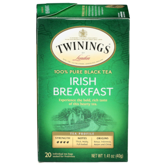 Twining Tea - Black Tea Irish Breakfast , 20 Bags  Pack of 6