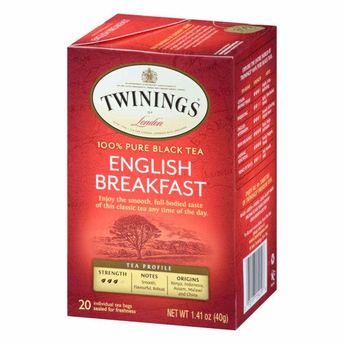 Twining Tea -Twinings of London English Breakfast Tea, 20 Bags