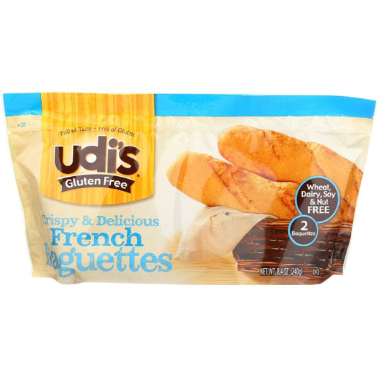 UDIS BAGUETTE GF FRENCH 2CT 8.4 OZ