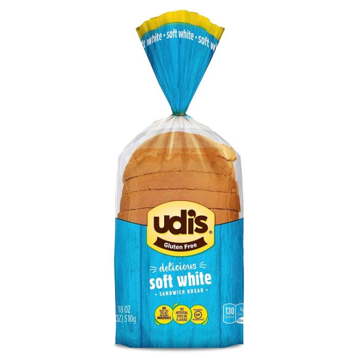 UDIS BREAD LOAVES WHITE FROZEN 18 OZ