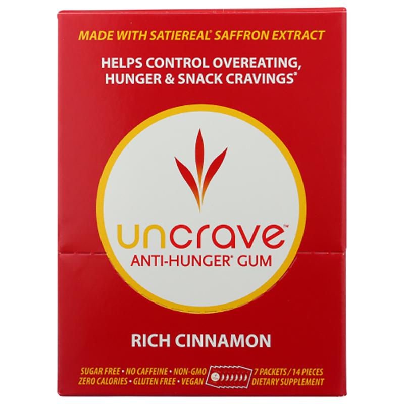 uncrave rich cinnamon antihunger gum