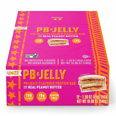 Unite Bar Protein Pb Jelly 1.59 Oz - Pack Of 12