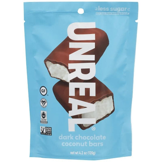 unreal dark chocolate coconut bars