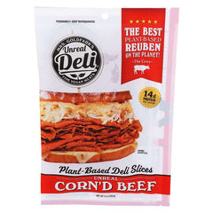 Unreal Deli - Plant Based Deli Meat Corn`d Beef Slices, 5oz