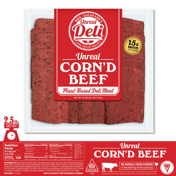 Unreal Deli - Beef Corn'd, 2.5lb