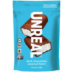 UNREAL - Dark Chocolate Coconut Bar Bag 4.2OZ ( Pack of 6)
