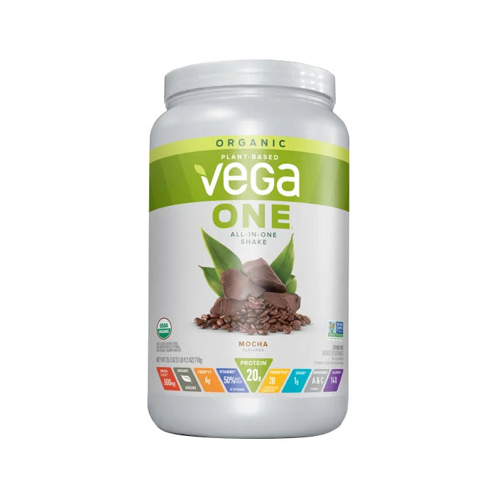 Vega - Organic All-in-One Shake Mocha, 25.3oz