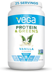 Vega Protein & Greens Vanilla 20 Servings - PlantX US