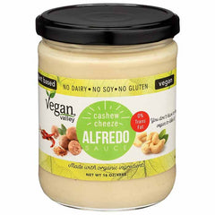 Vegan Valley - Cashew Cheeze Sauce ,16oz , Alfredo Sauce