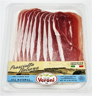 Veroni Prosciutto Italiano 4 Oz - Pack Of 10