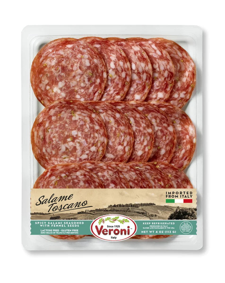 Veroni Salame Toscano 4 Oz - Pack Of 10