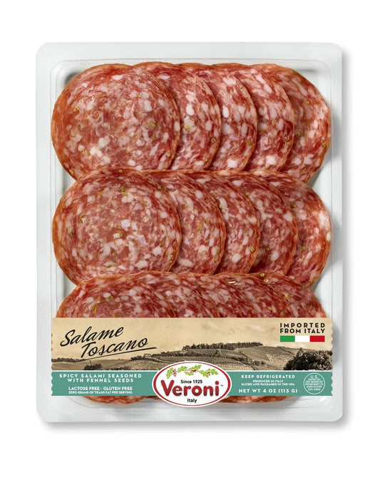 Veroni Salame Toscano 4 Oz - Pack Of 10