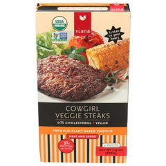 Viana - Organic Cowgirl Veggie Steaks front