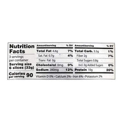 Viana - Vegan Cold Cuts Roast Beef, 3.5oz - nutrition facts