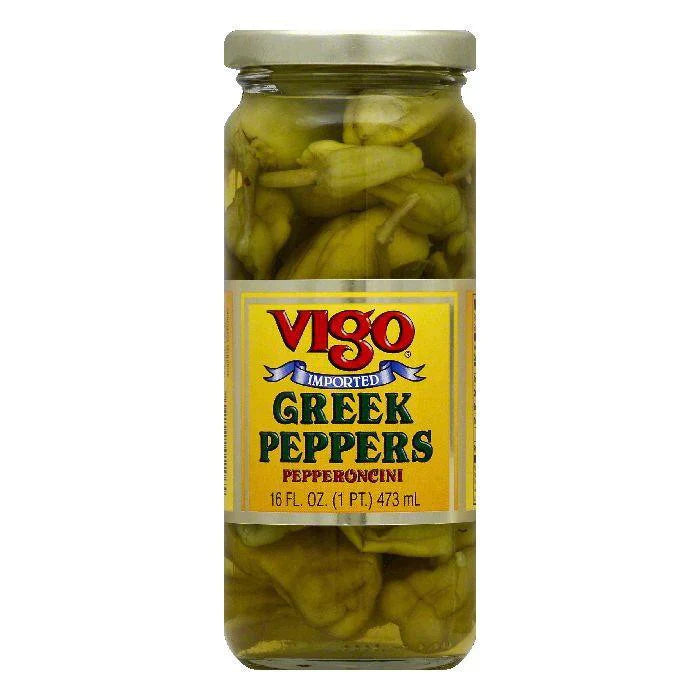 Vigo Pepper Greek 16 Oz - Pack Of 6