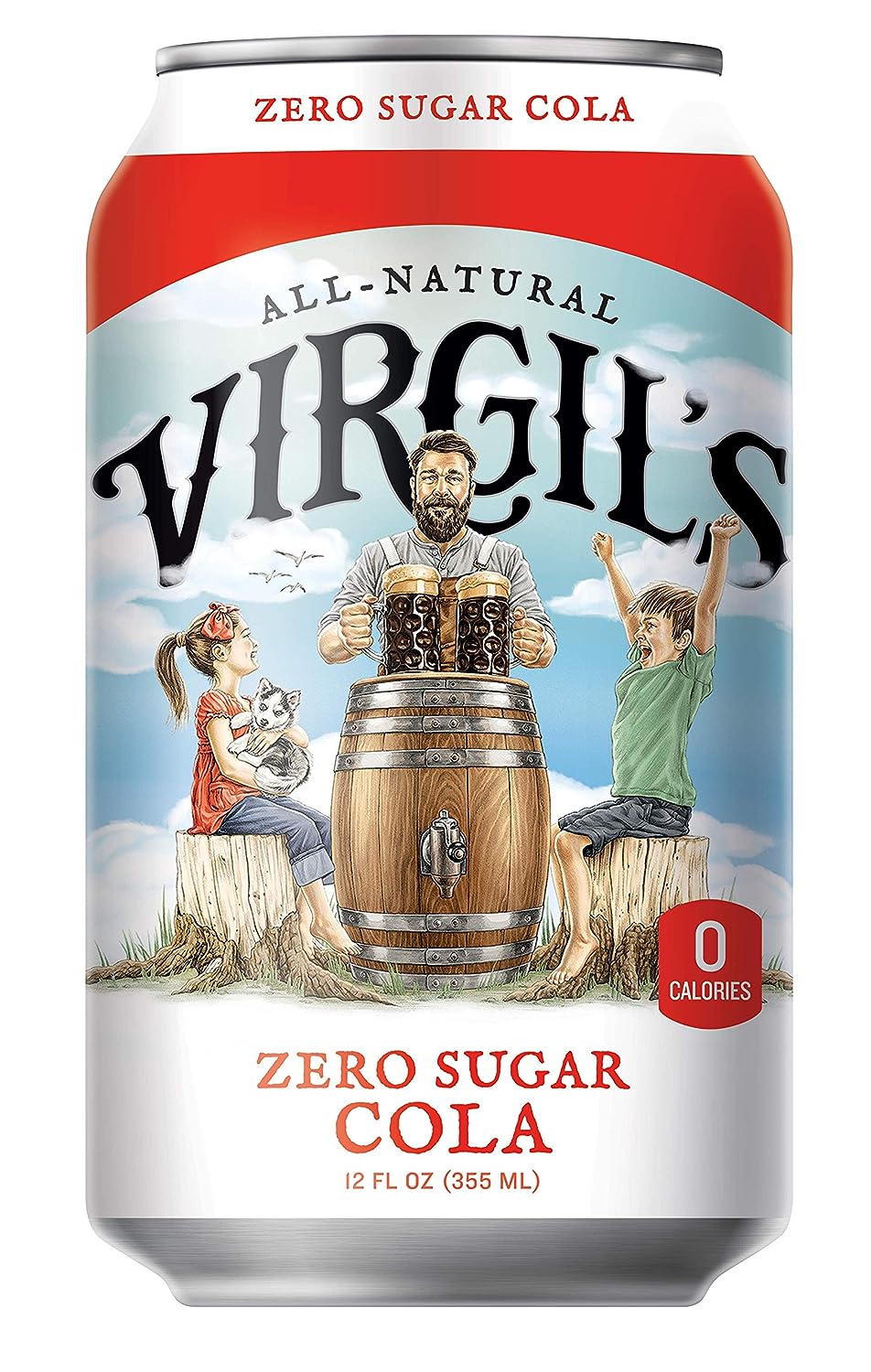 Virgils Soda Cola Zero 6pk 72 Fo - Pack Of 4