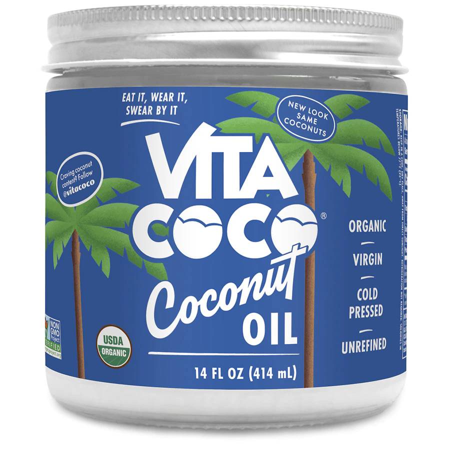 Vita Coco 100% Organic Coconut Oil - 14.0 Fl Oz
 | Pack of 6 - PlantX US