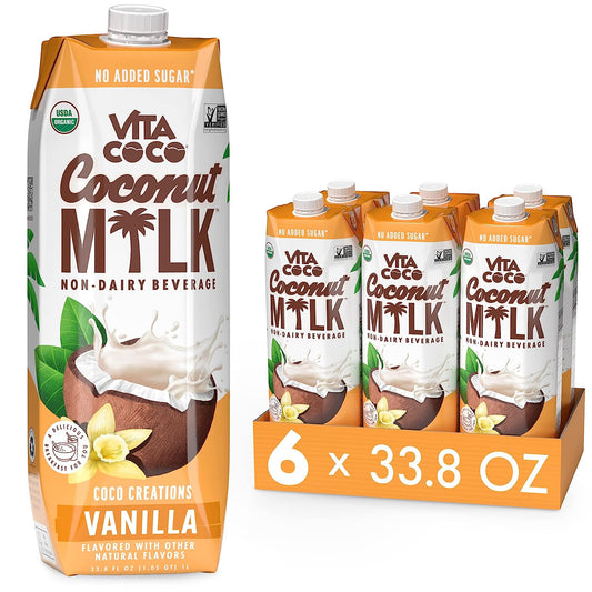 Vita Coco Coconut Milk Vanilla 1 Lt - Pack Of 6