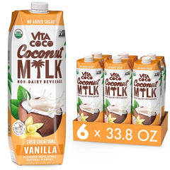 Vita Coco Coconut Milk Vanilla 1 Lt - Pack Of 6