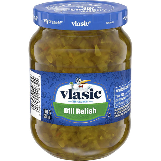 Vlasic - Dill Relish - 10oz Pack of 12