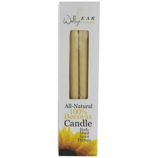WALLY EAR CANDLE BEESWAX PLAIN 4 PC 