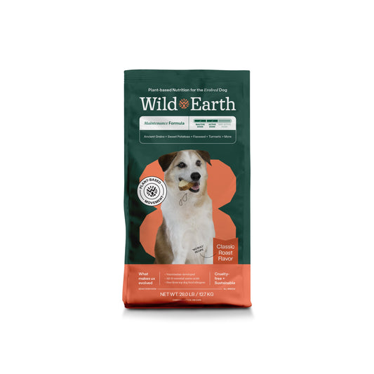 Wild Earth - Maintenance Formula Dog Food Classic Roast | Multiple Sizes