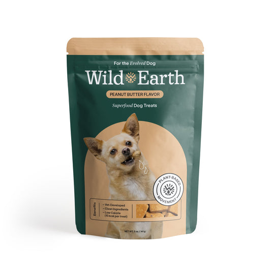 Wild Earth - Superfood Dog Treats with Koji Peanut Butter, 3pk