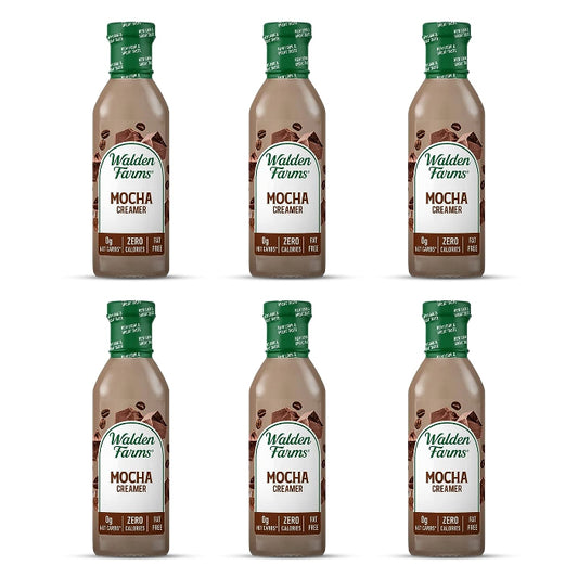 Walden Farms - Flavored Coffee Creamer - Mocha, 12 Oz.   Pack of 6