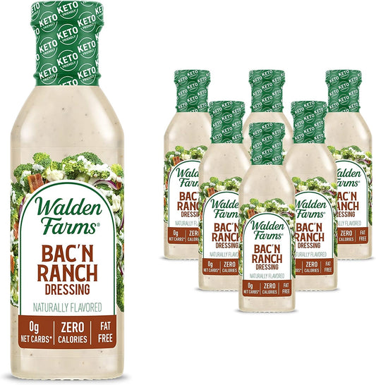 Walden Farms Drssng Cf Bacon Ranch 12 Fo - Pack Of 6