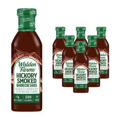 Walden Farms Sauce Bbq Cf Hickory Smkd 12 Fl - Pack Of 6