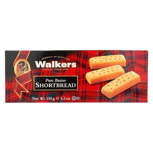 Walkers - Shortbread Pure Butter Cookies - 5.3oz  Pack of 12