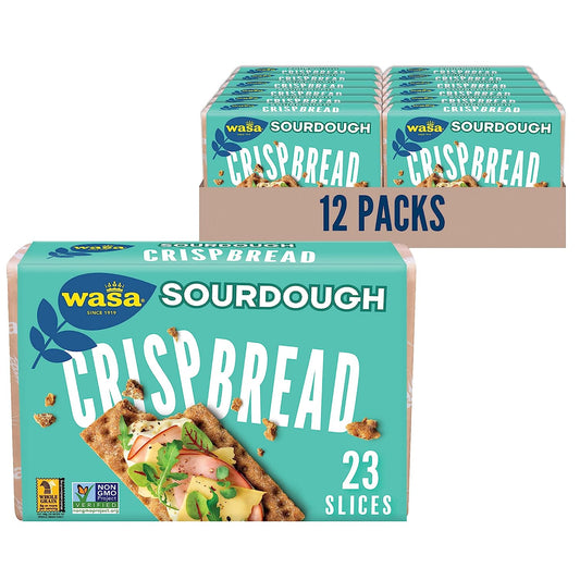 Wasa - Crispbread Sourdough Rye, 9.7 oz  Pack of 12