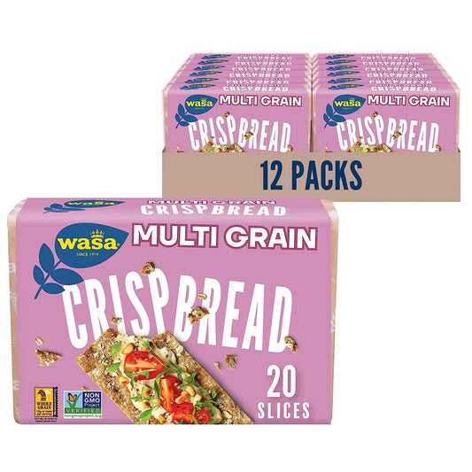 Wasa - Multi Grain Swedish Crispbread, 9.7 Oz  Pack of 12