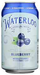 Waterloo Blueberry Sparkling Water, 12 Fl Oz
 | Pack of 3 - PlantX US