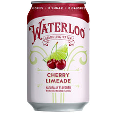 Waterloo - Sparkling Water Cherry Limeade - 96 Floz - Pack of 3.