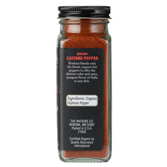 Watkins - Organic Cayenne Pepper, 2.4oz - back