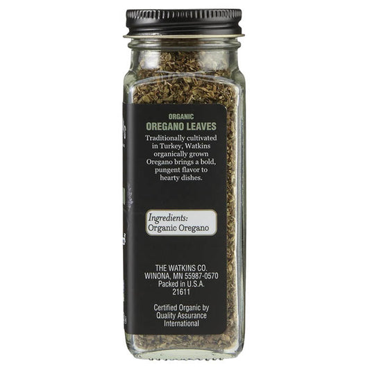 Watkins - Organic Oregano Leaves, 0.67oz - back