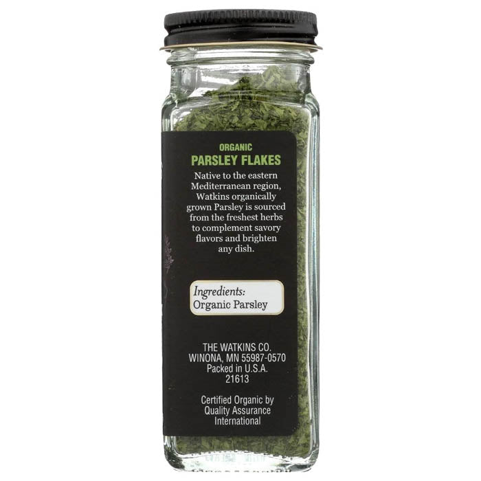 Watkins - Organic Parsley Flakes, 0.59oz - back