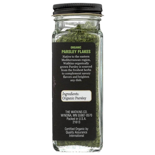 Watkins - Organic Parsley Flakes, 0.59oz - back