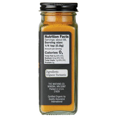 Watkins - Organic Tumeric, 2.4oz - back