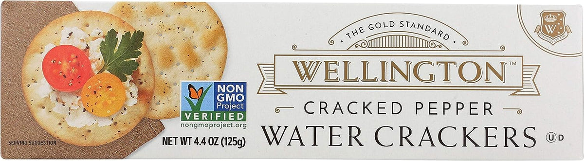 Wellington Cracker Wtr Crkd Pppr 4.4 Oz - Pack Of 12