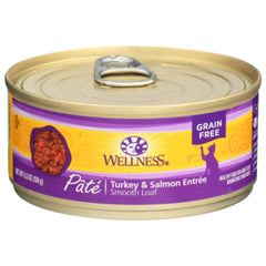 Wellness - Cat Food Turkey and Salmon, 5.5 oz.  Pack of 24