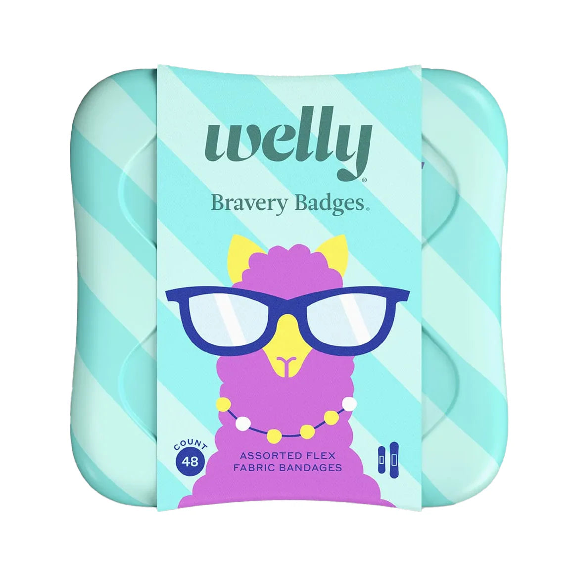 Welly Bandages Llamas 48 Ea - Pack Of 6